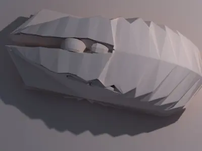 Computer peripheral  --  Simple RGB mouse  --  Low-poly Low-poly 3D model