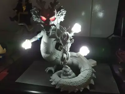 Shenlong and Son Goku  3D print model
