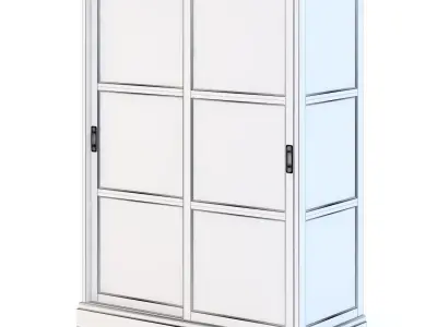 Malsjo Glassdoor Cabinet 3D model