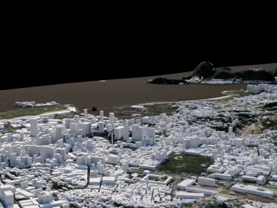 Rio De Janeiro - Brazil 3D model