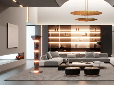  living room  3D model