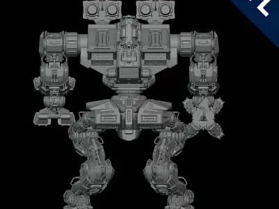 Rhino - Mech 3D print model