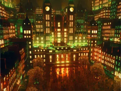 Central Nightout - Weekly Render - DSZarts 3D model 3D model