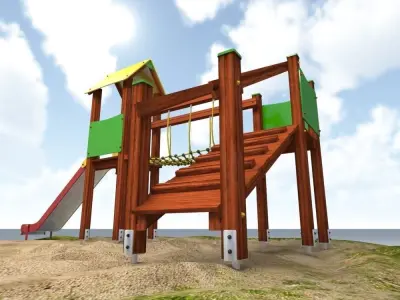 Playground house 3D model