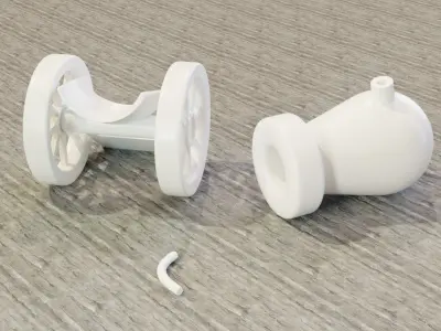 Tabletop Cannon Model 3D print model