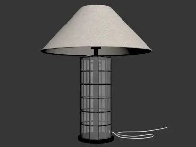 CLARA Capiz Table Lamp 3D model