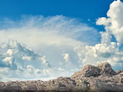 Rock V-ray Realistic 3D model