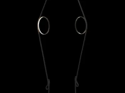 WireRing Plug-In Wall Light 3D model