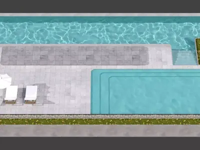 SWIMMING POOL NO109 A 3D model