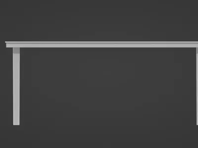 Table Low-poly 3D model