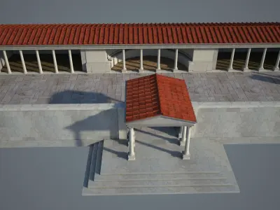 Ancient Gymnasium 3D model