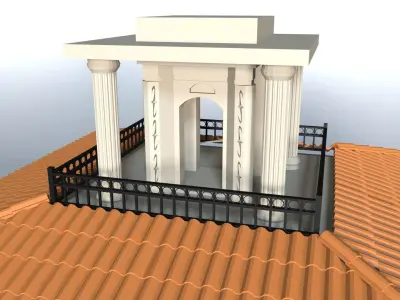 Central park building 3D model