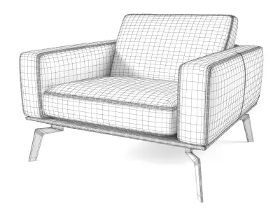 DS 87 01 Armchair 3D model