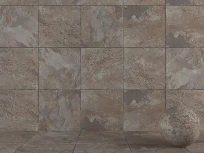 Stone Wall Tiles Rajasthan Black 80x80 Set 3 Texture