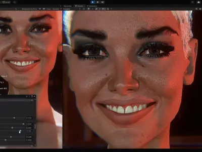 Final Skin Shader  3D model