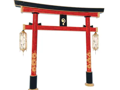 Japan Torii 3D model