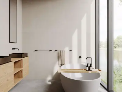 bathroom interior scenes 3D model