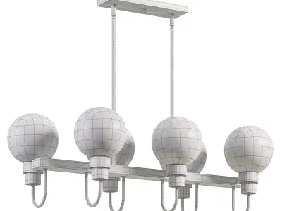 Bauhaus Linear Pendant 3D model
