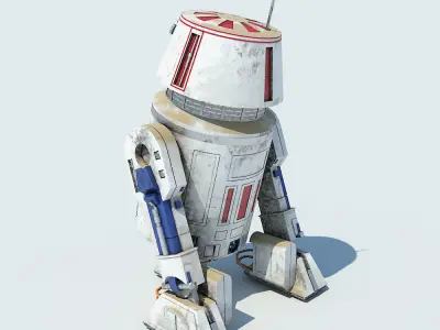 R5-D4  Droid Star Wars 3D model