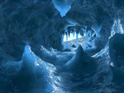Ice Cave 3D model