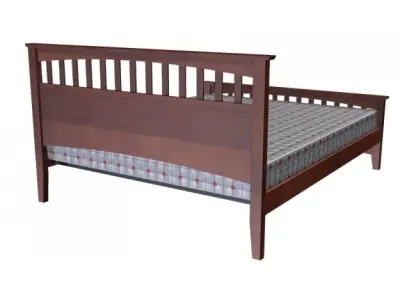 Bed double 3D model