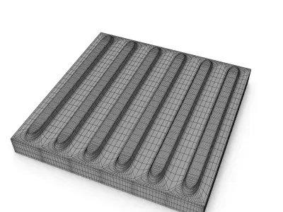 Tactile Pavement  Line 6 Clean 3D model