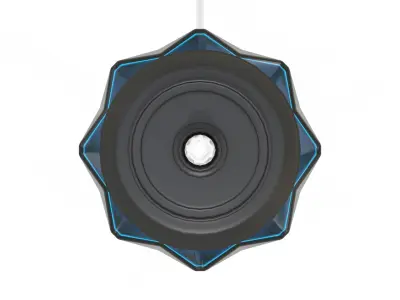 Glass Tiki Torch 3D model