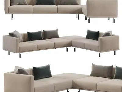 Sofa Binario by Flou 3D model