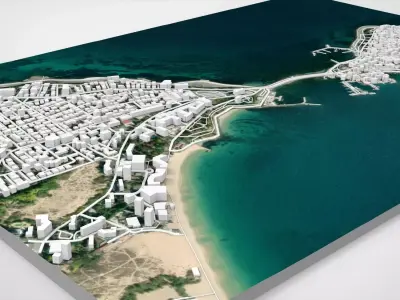 Cityscape Nesebar Bulgaria 3D model