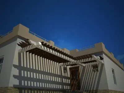 Traditional Villa A137  3D Renders Only Free 3D model