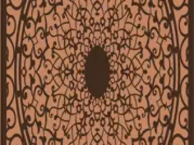 Door Decorative Plasma CNC 3D model