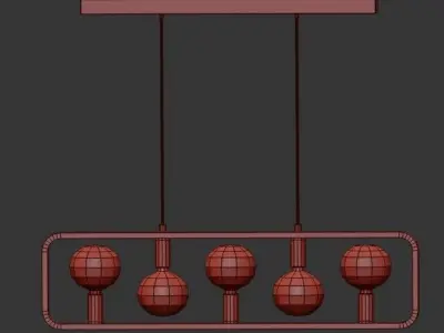 INDUSTRIAL CEILING LIGHT REDRUTH 3D model