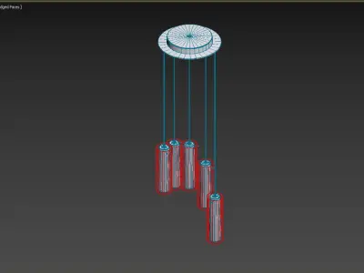 PINTO Suspension lamp 3D model