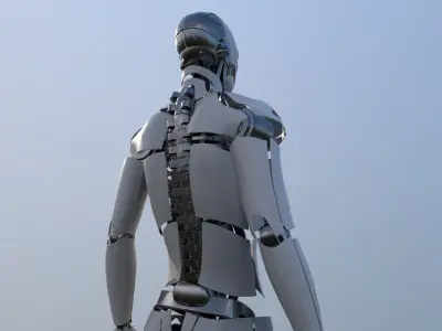 Android Male Low-poly 3D model