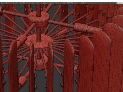 Arteriors Klaus Chandelier Low-poly 3D model