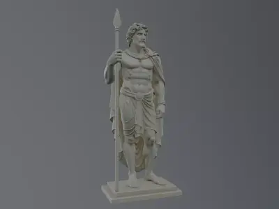 ancient greek statue 3D model