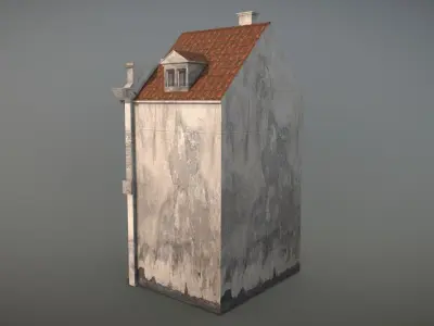 Forgotten House 9 Low-poly 3D model