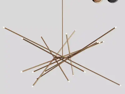 019 barco lumidora chandelier 3D model