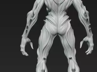 Inferno Alien Warrior 3D print model