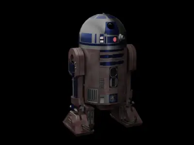 R2-D2 star wars r2d2 3D model