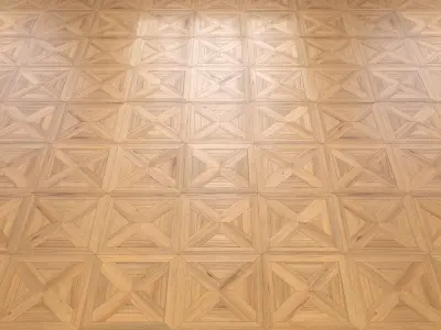 Parquet - Laminate - Wooden floor 4 in 1 Low-poly 3D model
