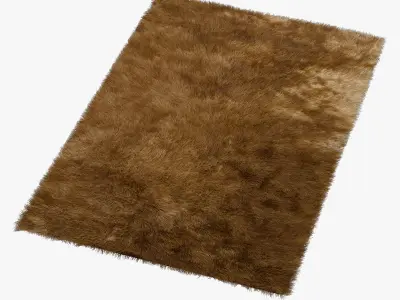Carpet Rainbow Gold 3D model