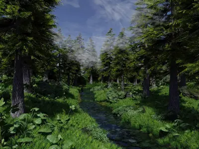 Forest Scene 3D model