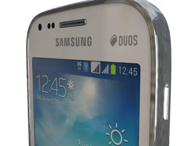 Samsung Galaxy S Duos 2 S7582 White 3D model