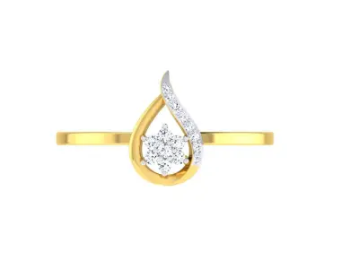 Women Ring  Render 3dm STL OBJ FBX Details 3D print model 92