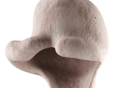  Fertility Form illuminated sculpture Low-poly 3D model