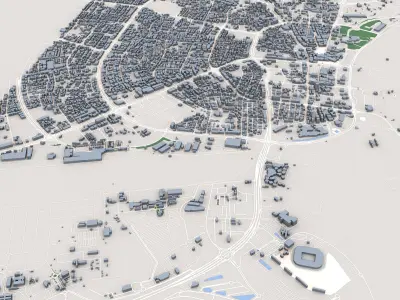 Doha City Qatar 3D model