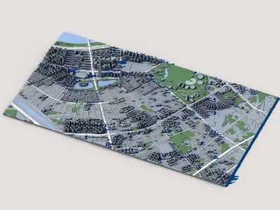 Lotte World Tower 3D Model Seoul Skyscraper 3D model