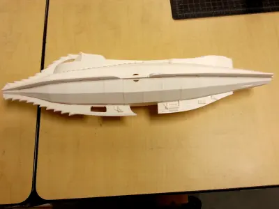 Nautilus submarine on table 3D print model