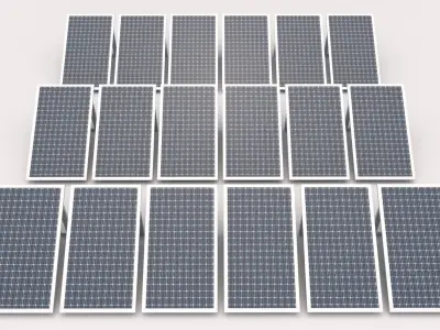 Solar Panel 3D model